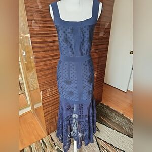 ALEXANDER MCQUEEN RUNWAY Laced Evening Dress